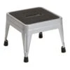 1-Step Grey Metal Step Stool 2 1-Step Grey Metal Step Stool -Cleaning Essentials Sales 1 step grey metal step stool