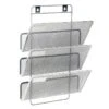 10-Compartment Hanging Silver Metal Drawer Organizer -Cleaning Essentials Sales 10 compartment hanging silver metal drawer organizer