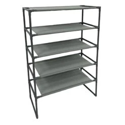 15-Pair Standing Stackable Shoe Rack