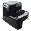 2-Fold Black & Grey Step Stool 2 2-Fold Black & Grey Step Stool -Cleaning Essentials Sales 2 fold black grey step stool