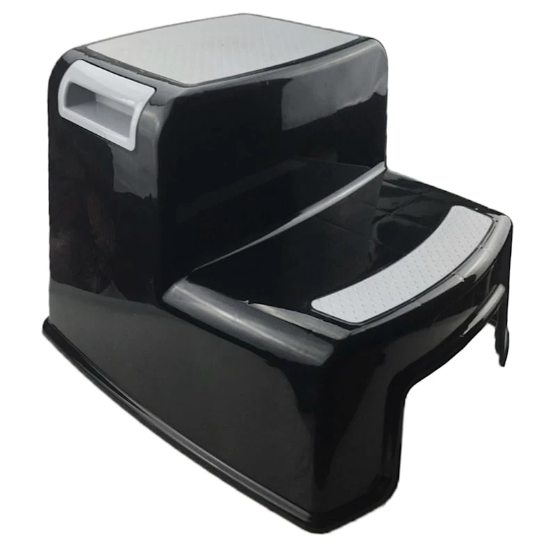 2-Fold Black & Grey Step Stool 3 2-Fold Black & Grey Step Stool