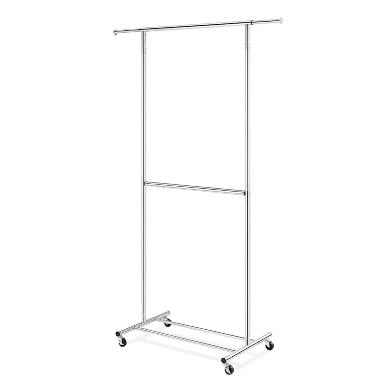2-Rod Extendable Garment Rack 3 2-Rod Extendable Garment Rack