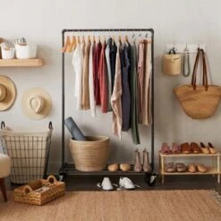 2-Tier Natural Wooden Shoe Rack -Cleaning Essentials Sales 2 tier natural wooden shoe rack 2