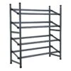2-Tier Standing Shoe Rack, Gunmetal
