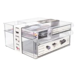 3-Piece Deep Starter Set Home Storage Bin Set