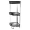 3-Tier Black Metal Storage Stand -Cleaning Essentials Sales 3 tier black metal storage stand