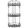 3-Tier Bronze Metal Corner Rack -Cleaning Essentials Sales 3 tier bronze metal corner rack