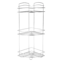 3-Tier Grey Metal Spa Tower