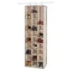 30-Section Hanging Shoe Shelves Organizer -Cleaning Essentials Sales 30 section hanging shoe shelves organizer