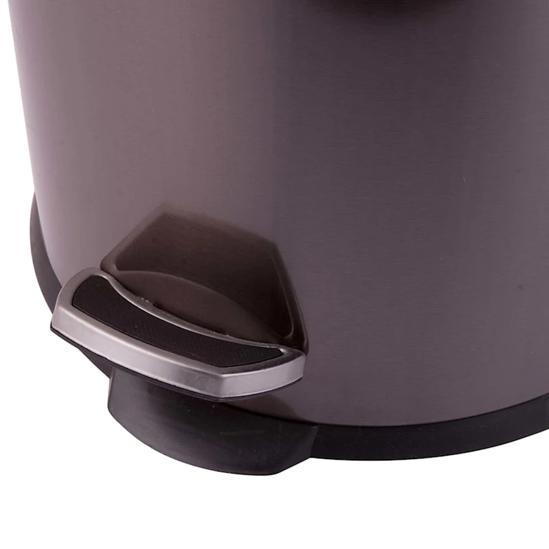 30l Black Stainless Steel Trash Can With Bonus 5l Bin 5 30l Black Stainless Steel Trash Can With Bonus 5l Bin - Image 3