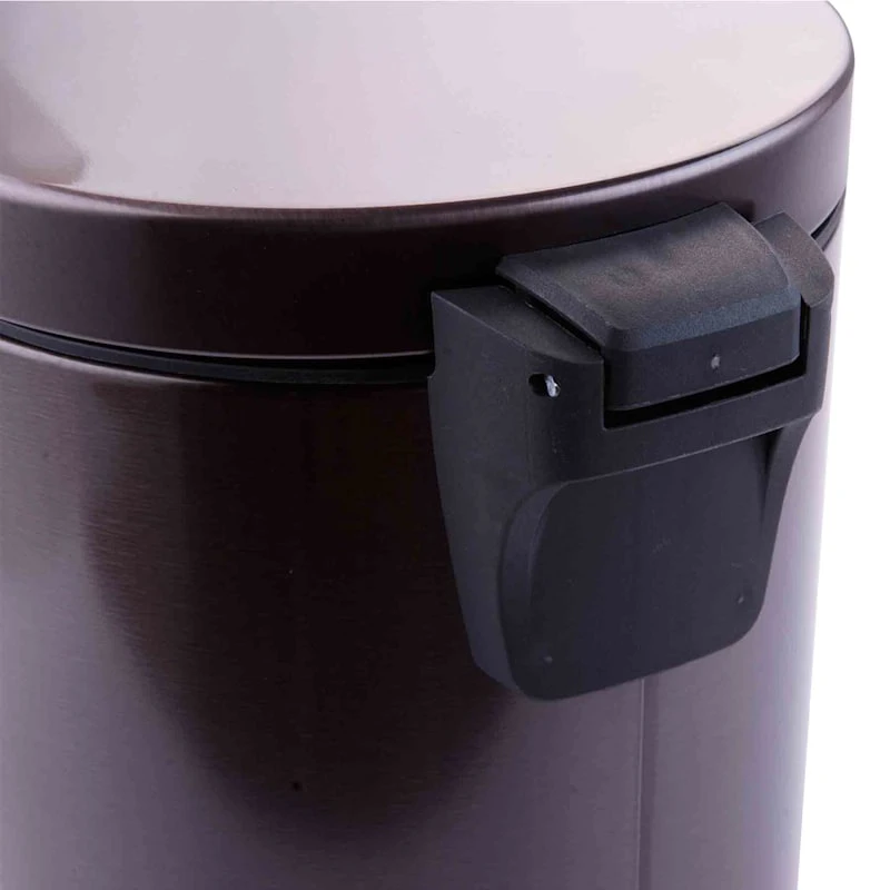 30l Black Stainless Steel Trash Can With Bonus 5l Bin 6 30l Black Stainless Steel Trash Can With Bonus 5l Bin - Image 4
