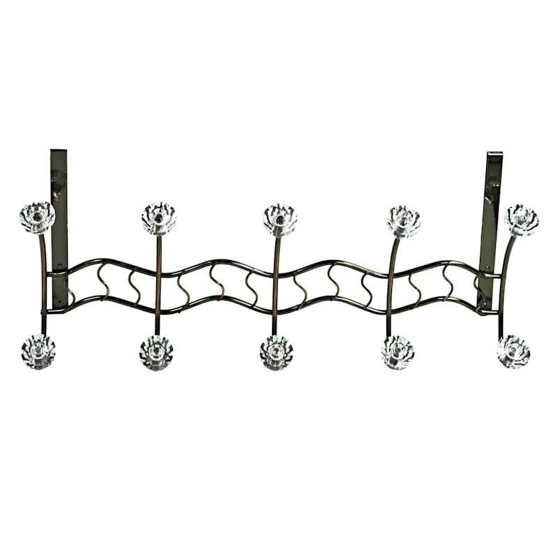 5-Hook Over The Door Hanger, Bronze 3 5-Hook Over The Door Hanger, Bronze