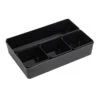 5-Pack Drawer Bin, Black -Cleaning Essentials Sales 5 pack drawer bin black