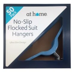 50-Pack Velvet Suit Hangers, Allure Blue -Cleaning Essentials Sales 50 pack velvet suit hangers allure blue 2