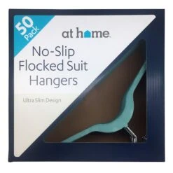 50-Pack Velvet Suit Hangers, Aquifer Blue -Cleaning Essentials Sales 50 pack velvet suit hangers aquifer blue 3