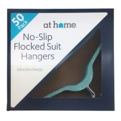 50-Pack Velvet Suit Hangers, Aquifer Blue -Cleaning Essentials Sales 50 pack velvet suit hangers aquifer blue 6