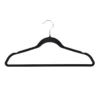 50-Pack Velvet Suit Hangers, Black 1 50-Pack Velvet Suit Hangers, Black -Cleaning Essentials Sales 50 pack velvet suit hangers black