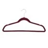 50-Pack Velvet Suit Hangers, Fuchsia -Cleaning Essentials Sales 50 pack velvet suit hangers fuchsia