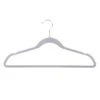 50-Pack Velvet Suit Hangers, Grey 2 50-Pack Velvet Suit Hangers, Grey -Cleaning Essentials Sales 50 pack velvet suit hangers grey