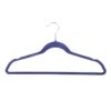 50-Pack Velvet Suit Hangers, Navy Blue 1 50-Pack Velvet Suit Hangers, Navy Blue -Cleaning Essentials Sales 50 pack velvet suit hangers navy blue