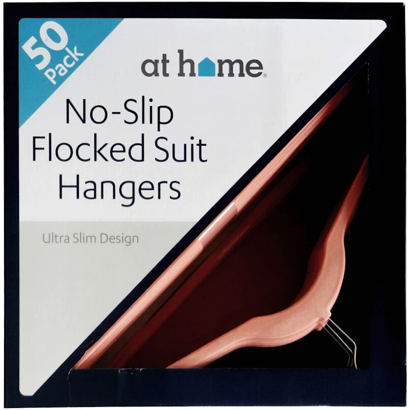 50-Pack Velvet Suit Hangers, Pink 4 50-Pack Velvet Suit Hangers, Pink - Image 2