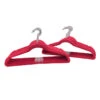 50-Pack Velvet Suit Hangers, Raspberry Red 1 50-Pack Velvet Suit Hangers, Raspberry Red -Cleaning Essentials Sales 50 pack velvet suit hangers raspberry red