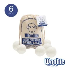 6-Piece Wool Dryer Ball Set -Cleaning Essentials Sales 6 piece wool dryer ball set 3