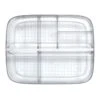 6-Section Clear Storage Bin 1 6-Section Clear Storage Bin -Cleaning Essentials Sales 6 section clear storage bin