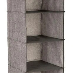 6-Shelf Hanging Organizer, Brown 10 6-Shelf Hanging Organizer, Brown -Cleaning Essentials Sales 6 shelf hanging organizer brown 2