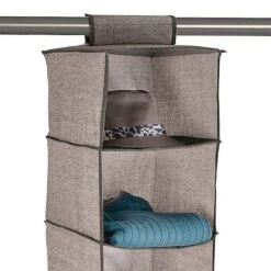 6-Shelf Hanging Organizer, Brown 11 6-Shelf Hanging Organizer, Brown -Cleaning Essentials Sales 6 shelf hanging organizer brown 3