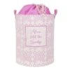 Alexa Fold The Laundry Collapsible Laundry Hamper With Drawstring Liner, Pink -Cleaning Essentials Sales alexa fold the laundry collapsible laundry hamper with drawstring liner pink