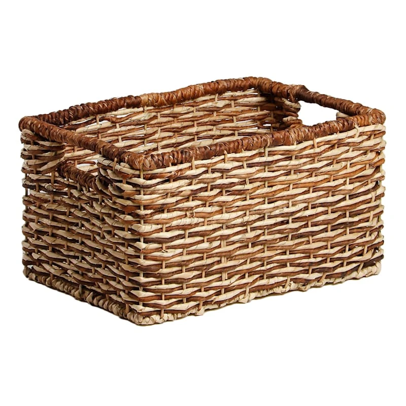 Bacburi Woven Abaca Shelf Tote, Large 3 Bacburi Woven Abaca Shelf Tote, Large