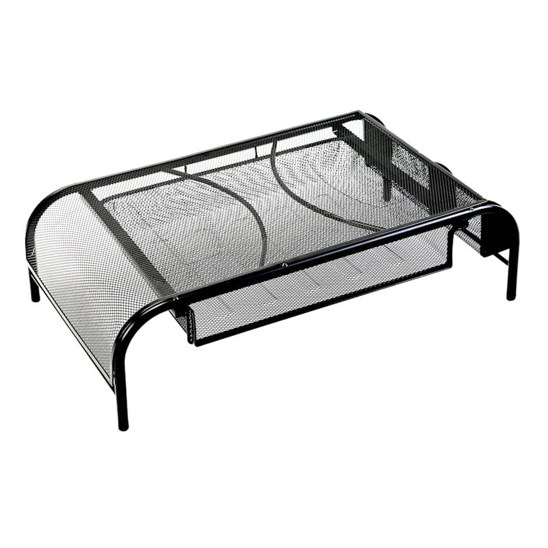 Black Metal Computer Stand 3 Black Metal Computer Stand