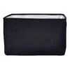 Black Rectangle Fabric Storage Basket, Medium -Cleaning Essentials Sales black rectangle fabric storage basket medium