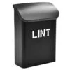 Black & White Metal Rectangle Lint Box 1 Black & White Metal Rectangle Lint Box -Cleaning Essentials Sales black white metal rectangle lint box