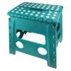 Blue Foldable Step Stool, 13" 2 Blue Foldable Step Stool, 13" -Cleaning Essentials Sales blue foldable step stool 13