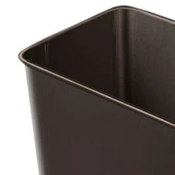 Brown Stainless Steel Open Top Bin, 11.7l -Cleaning Essentials Sales brown stainless steel open top bin 11.7l 2