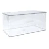 Clear Hinged Storage Bin, Medium 2 Clear Hinged Storage Bin, Medium -Cleaning Essentials Sales clear hinged storage bin medium 1