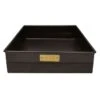 Cliff Bronze & Gold Ridged Metal File Tray