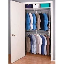 Closet Doubler Organizer 8 Closet Doubler Organizer -Cleaning Essentials Sales closet doubler organizer 2