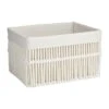 Crosby St Rectangle Poly Rope Storage Basket, Large