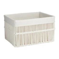 Crosby St Rectangle Poly Rope Storage Basket, Large