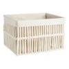 Crosby St Rectangle Poly Rope Storage Basket, Medium 2 Crosby St Rectangle Poly Rope Storage Basket, Medium -Cleaning Essentials Sales crosby st rectangle poly rope storage basket medium