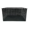 Crosby St Straton Black Metal Rectangle Storage Basket, Small -Cleaning Essentials Sales crosby st straton black metal rectangle storage basket small