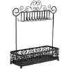 Damask Matte Black Wire Jewelry Stand 2 Damask Matte Black Wire Jewelry Stand -Cleaning Essentials Sales damask matte black wire jewelry stand