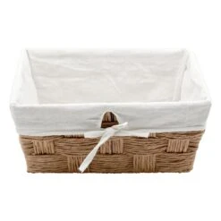 Esp Rectangle Tapered Paper Woven Basket Liner M