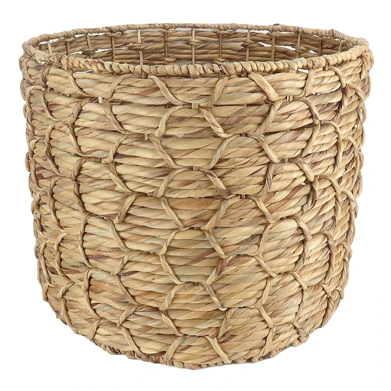 Found & Fable Kai Round X Weave Tall Storage Basket, Large 3 Found & Fable Kai Round X Weave Tall Storage Basket, Large