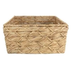 Found & Fable Kai Tall X Weave Rectangle Storage Basket, Small 7 Found & Fable Kai Tall X Weave Rectangle Storage Basket, Small -Cleaning Essentials Sales found fable kai tall x weave rectangle storage basket small 2
