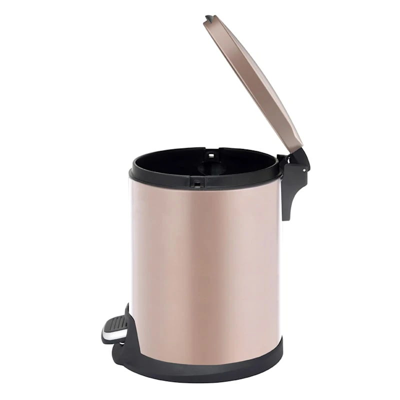Gold Round Pedal Bin, 5l 5 Gold Round Pedal Bin, 5l - Image 3