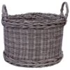 Grace Mitchell Round Rattan Basket, Medium 1 Grace Mitchell Round Rattan Basket, Medium -Cleaning Essentials Sales grace mitchell round rattan basket medium